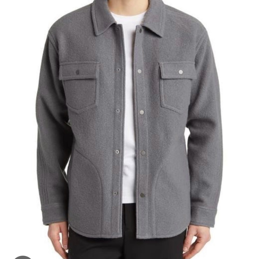 Reigning Champ Gray Shirt Jacket